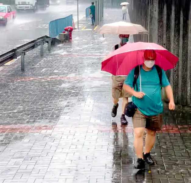台灣持續受低壓帶影響,各地有陣雨或雷雨。(示意圖/翻攝自pexels)