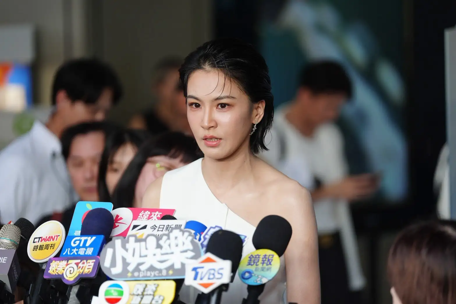 曾沛慈表示自己沒受委屈。(圖/記者陳明中攝)