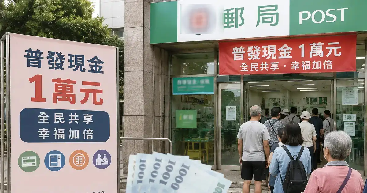 普發一萬最快明年上半年上線。(圖/AI生成示意圖)