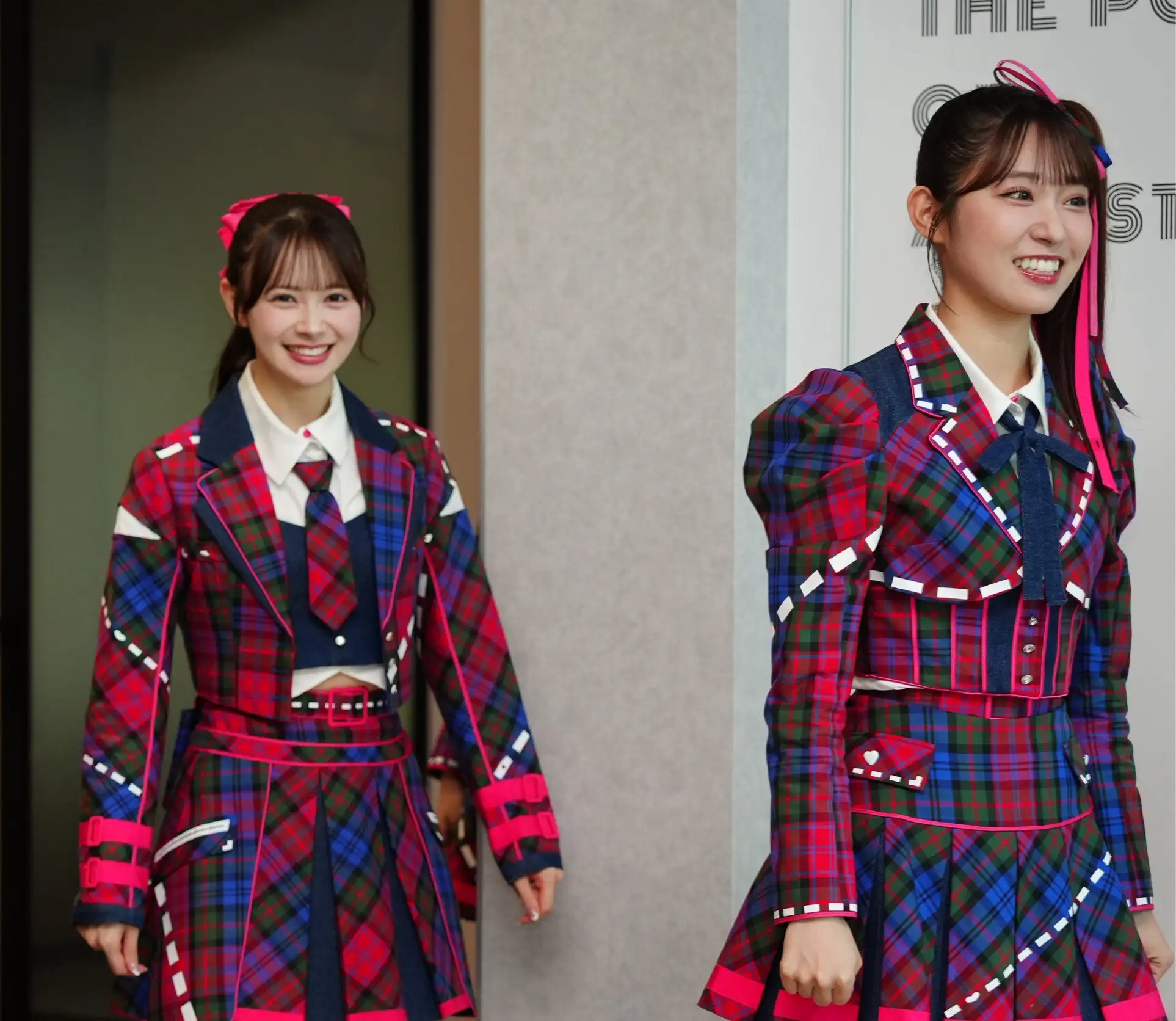 AKB48成員伊藤百花（左）有顏面國寶封號；山內瑞葵（右）7年前曾來來演出。（圖／記者陳明中攝）