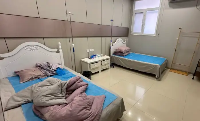 疑似為捐卵者休息處。（圖／翻攝微博)
