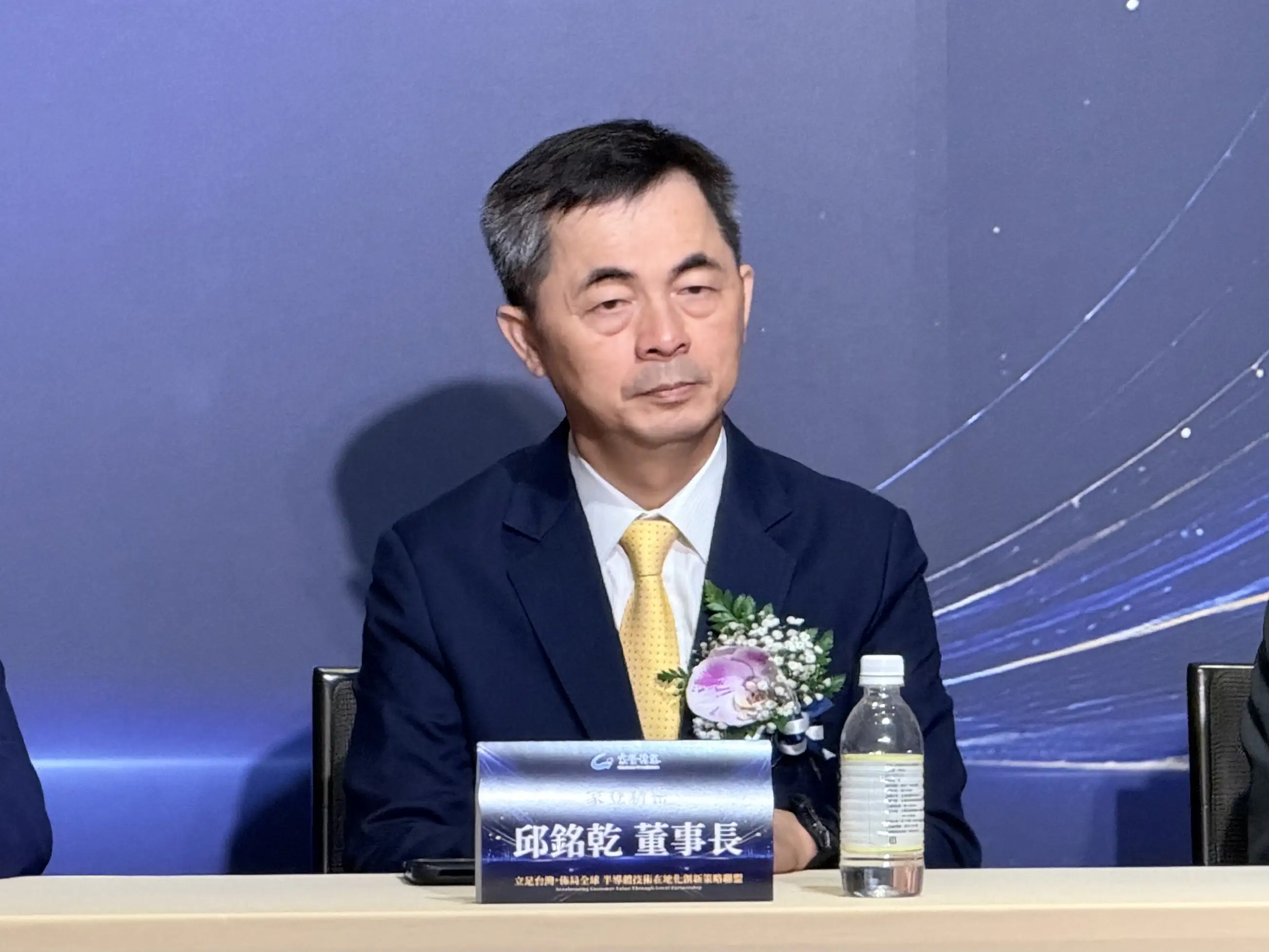 家登精密董事長邱銘乾。圖/唐子晴攝影