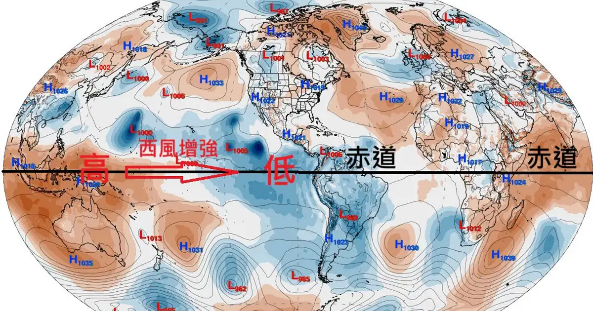聖嬰現象。(圖/鄭明典FB)