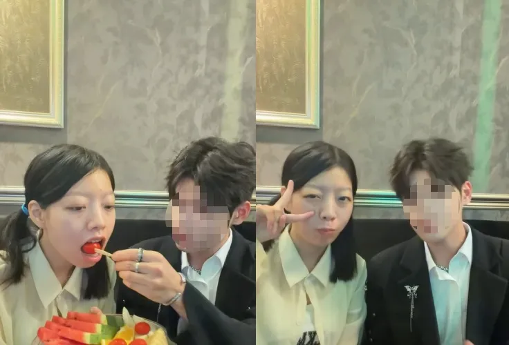 婉晴煞到男模會館的男公關。(圖/翻攝自婉晴臉書)