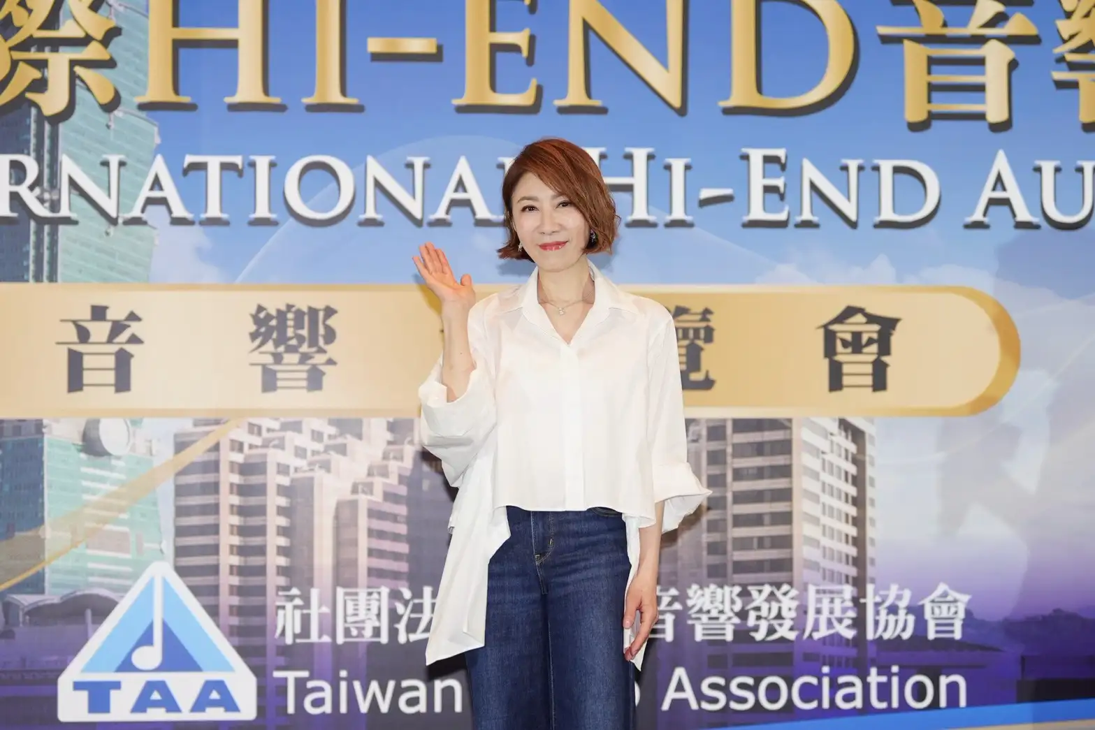 李翊君出席「第36屆TAA國際HI-END音響大展」獲頒「2026發燒友最愛歌手」殊榮。(圖/記者陳明中攝)