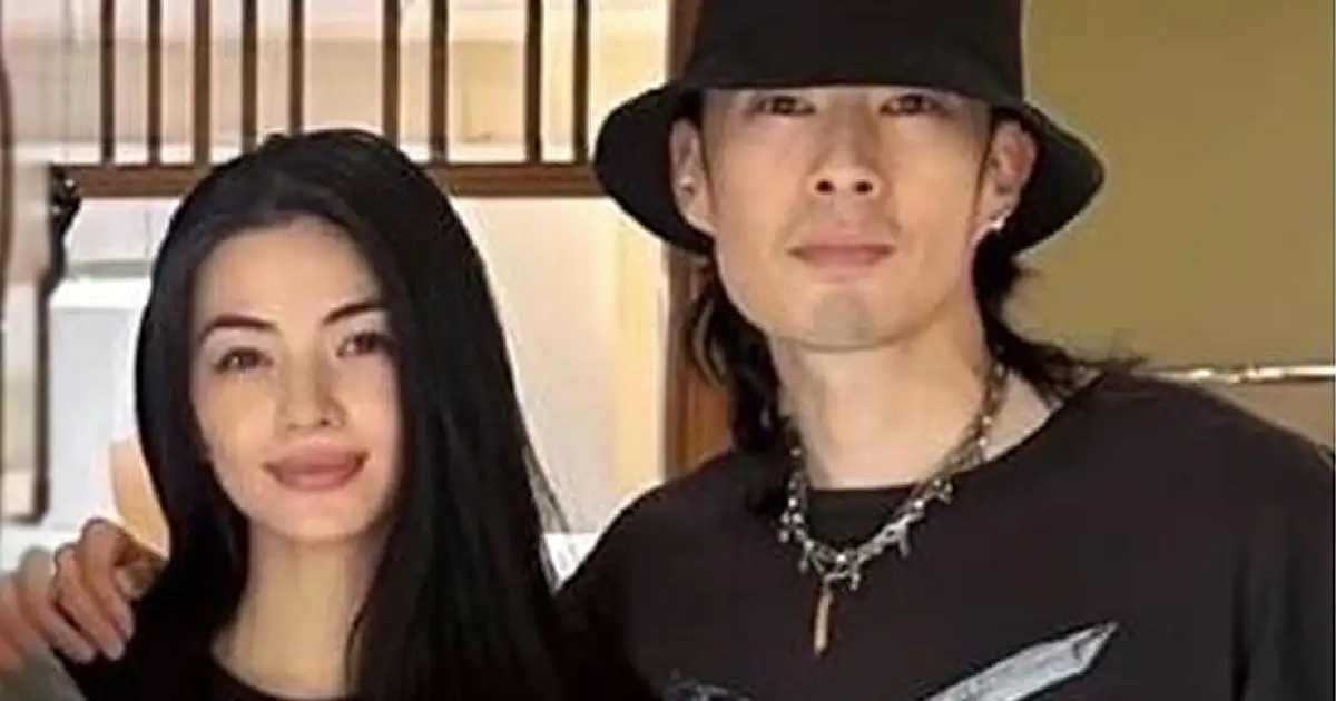 吳建豪二婚妻荒卷繪美首度露面。（圖／翻攝微博)
