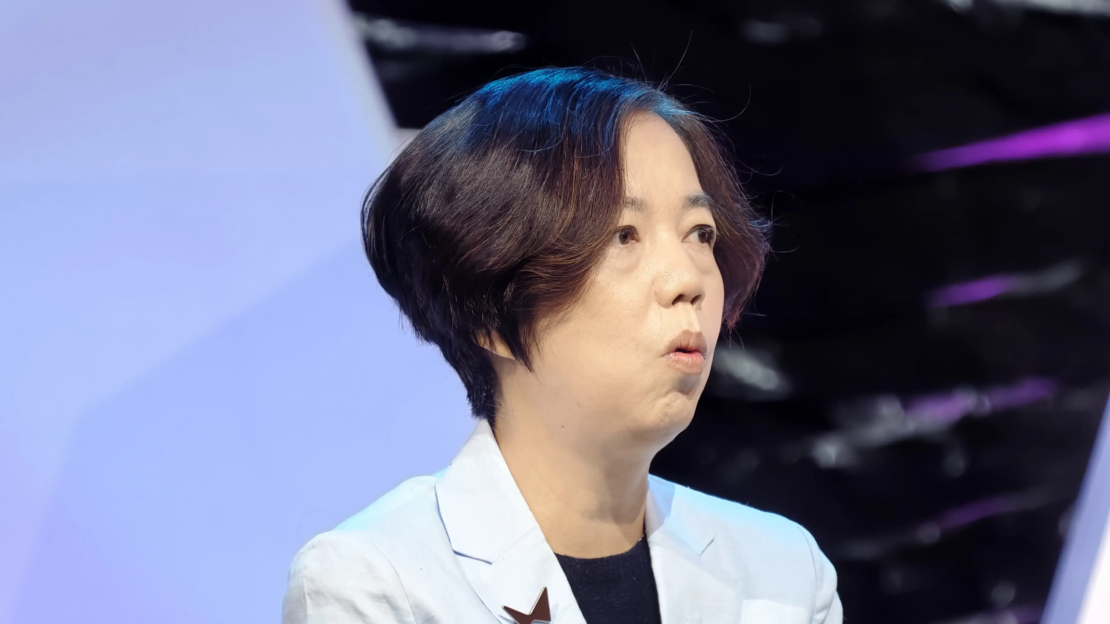 李飛飛在北美最大應用 AI 大會 Ai4 2026 發表對人工智慧發展的看法。圖/許珮薰攝影