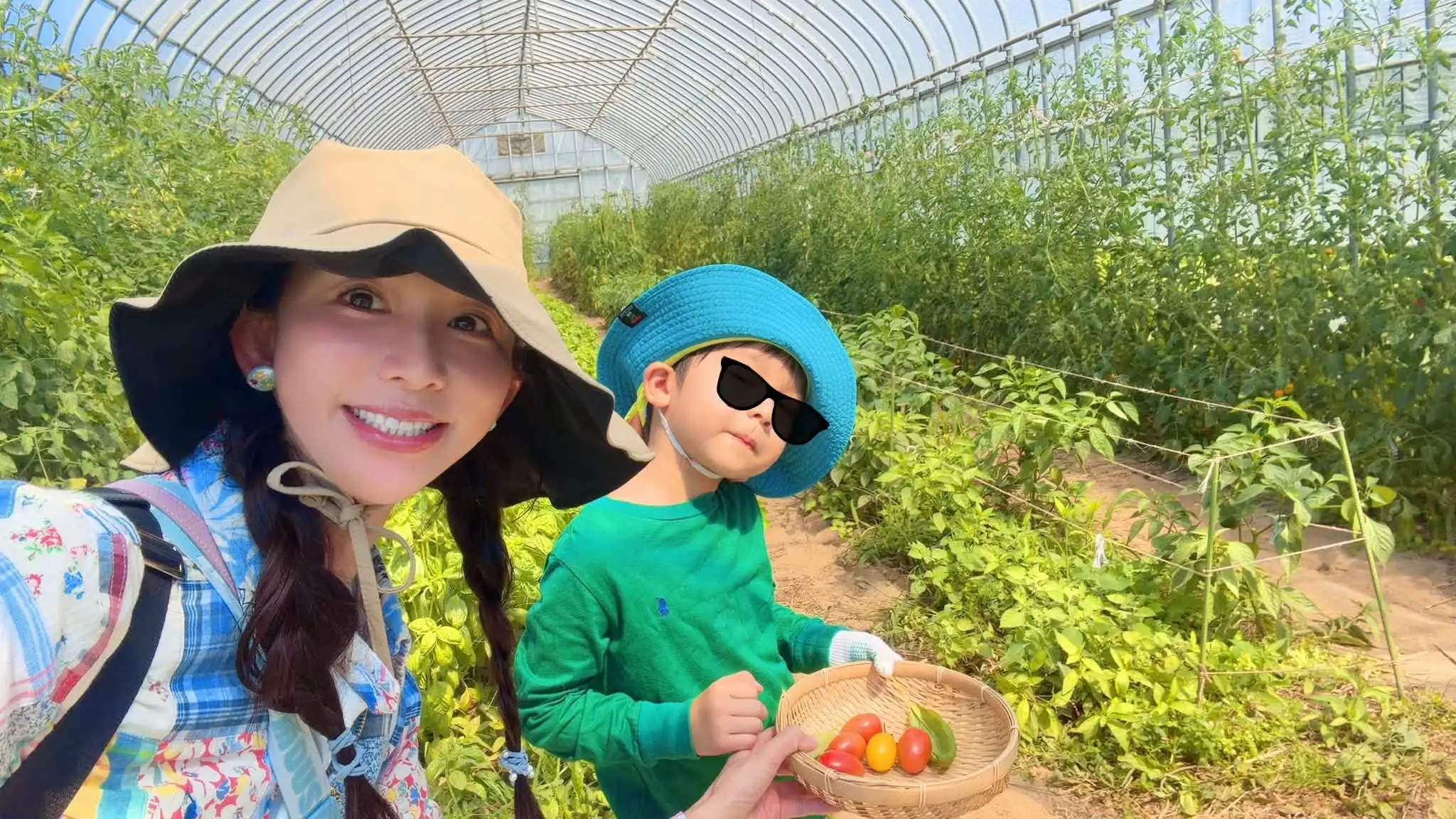 林志玲父親節帶兒子去農場玩。(圖/翻攝自林志玲FB)