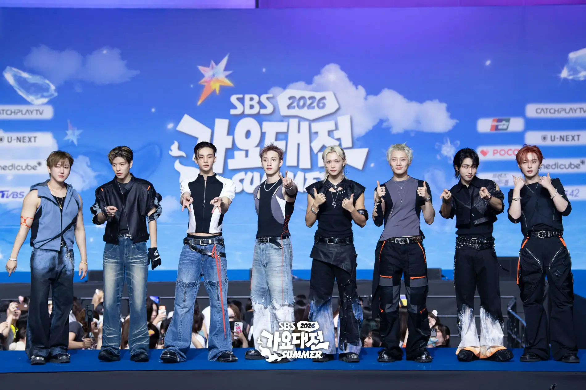 Stray Kids壓軸登場。（圖／翻攝sbsnow_insta IG）