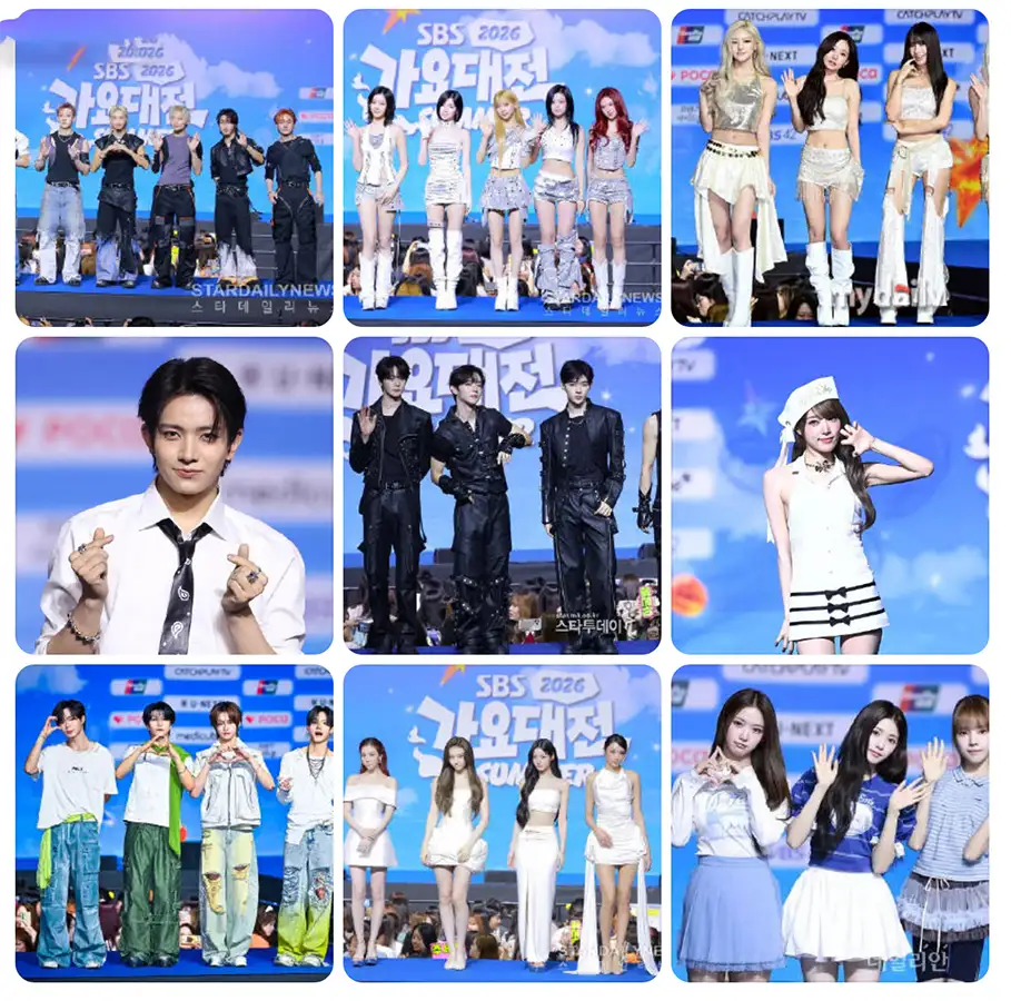 2026 SBS夏日歌謠大戰登場。(圖/翻攝微博)