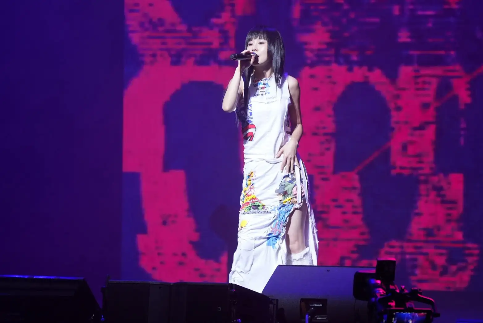 白安在現場特別獻上DJ演出。（圖／記者許方正攝）