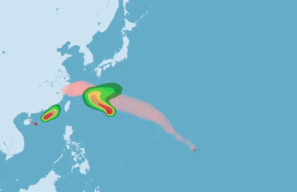 沙德爾颱風最快今天復活。(圖/中央氣象署)