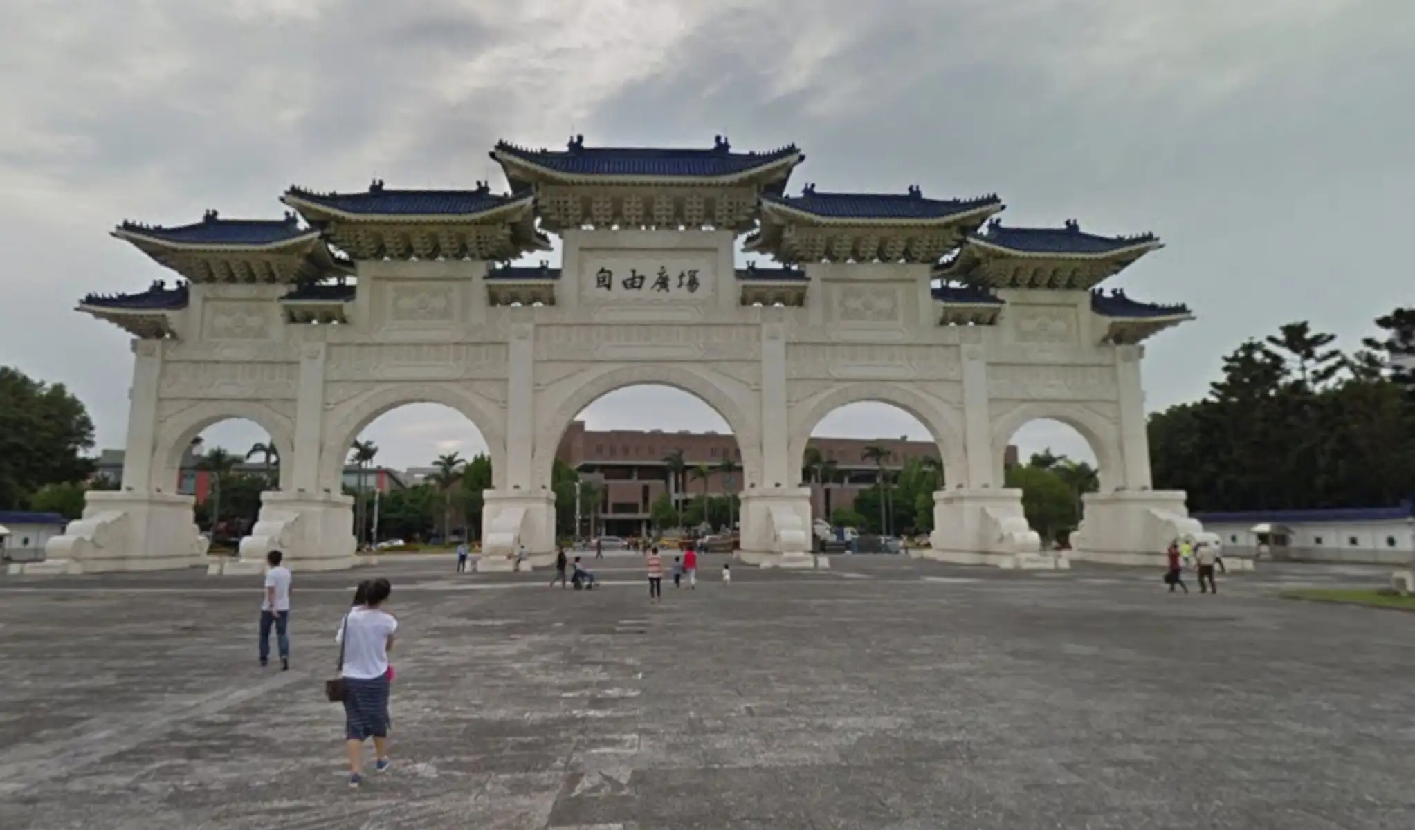 有網友放話將在中正紀念堂進行無差別攻擊。(圖/翻攝自Google Map)