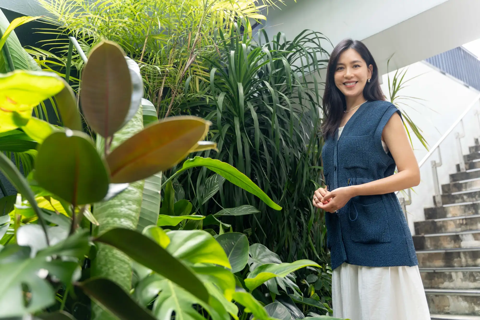 張家慧大讚導演徐麗雯拍出來的畫面很漂亮。（圖／大愛提供）