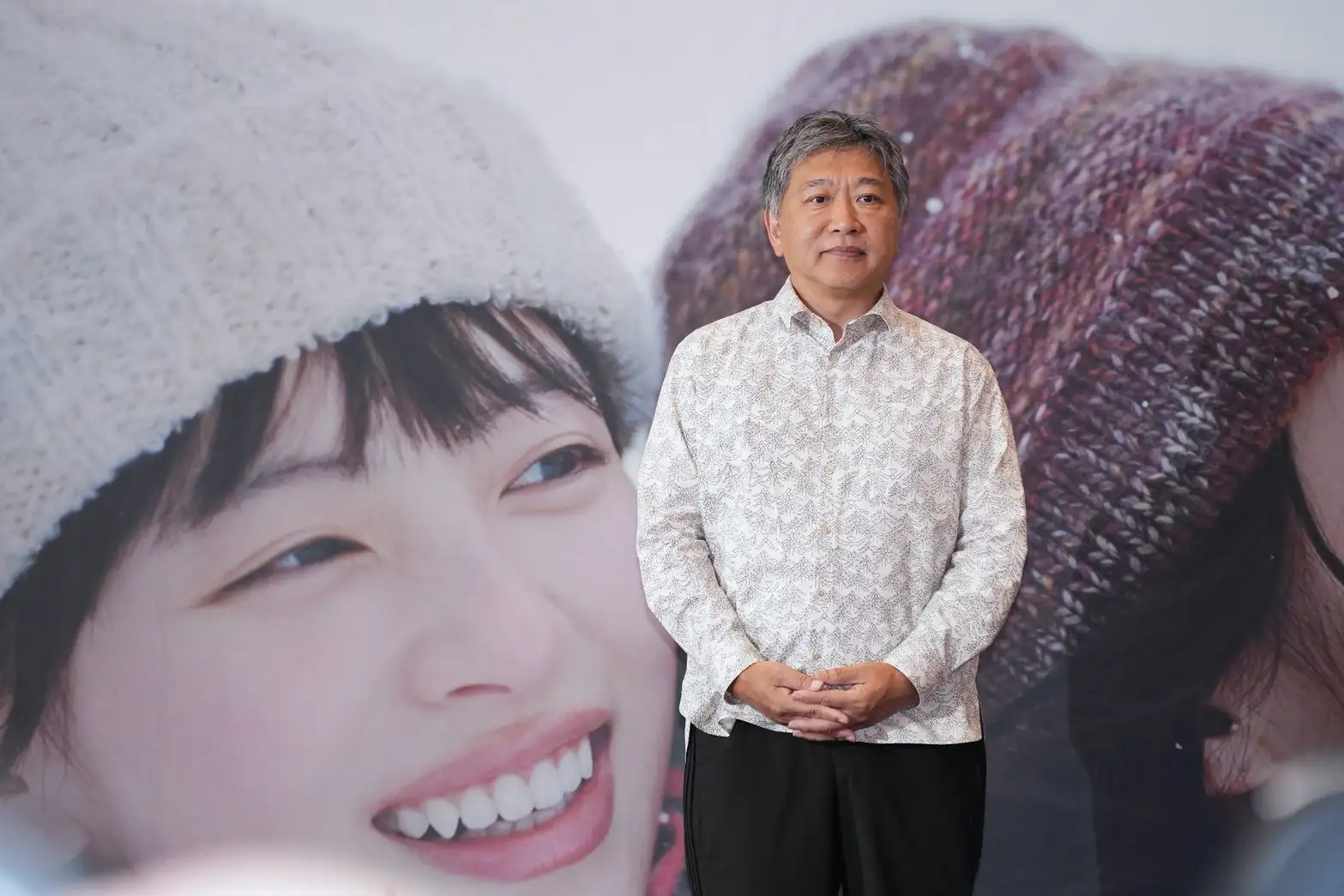 是枝裕和感謝台灣民眾熱心捐款幫助熊本賑災。（圖／娛樂中心）