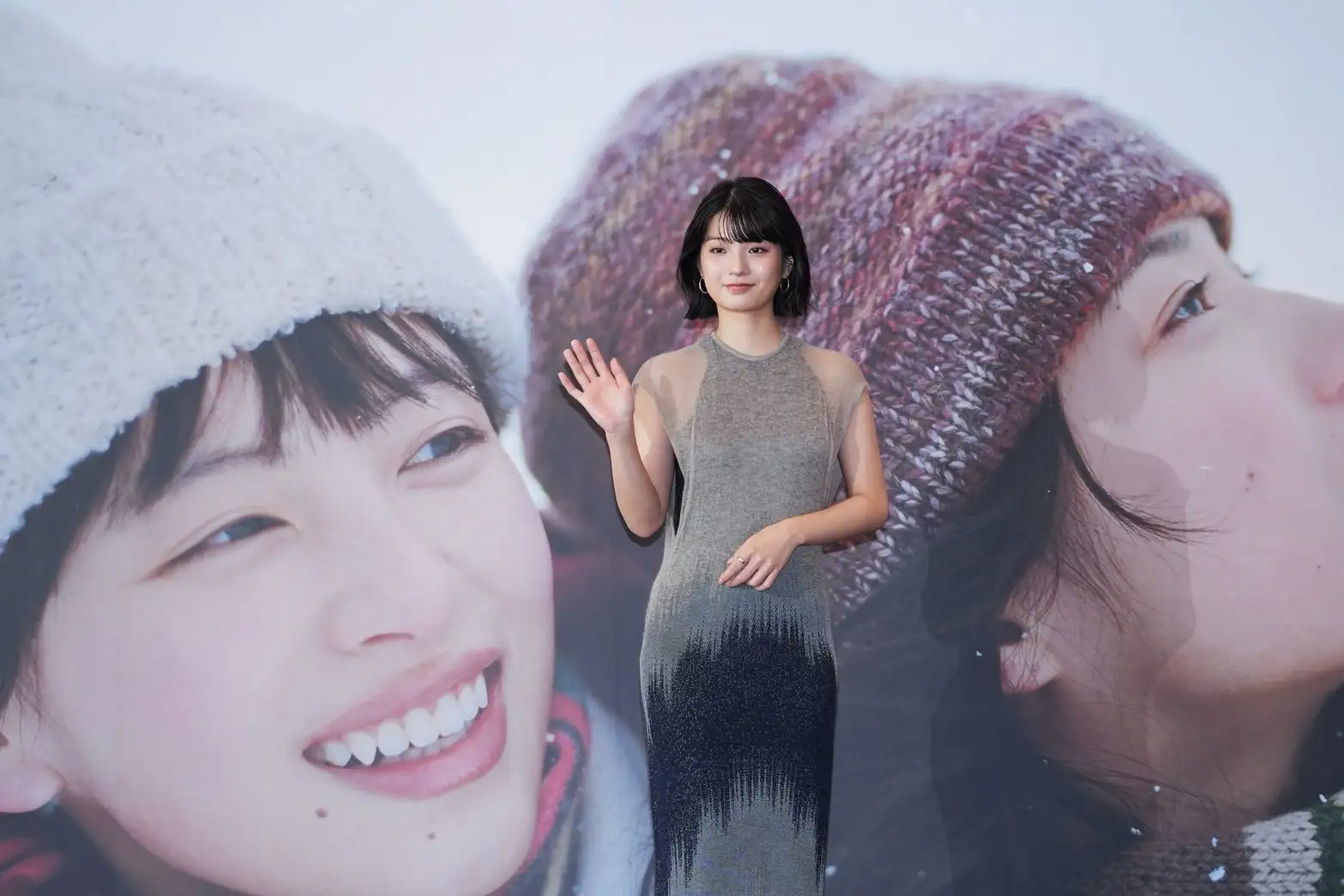 蒔田彩珠爆料導演是枝裕和拍《驀然回首》，每次有餐車都衝第一。（圖／娛樂中心）