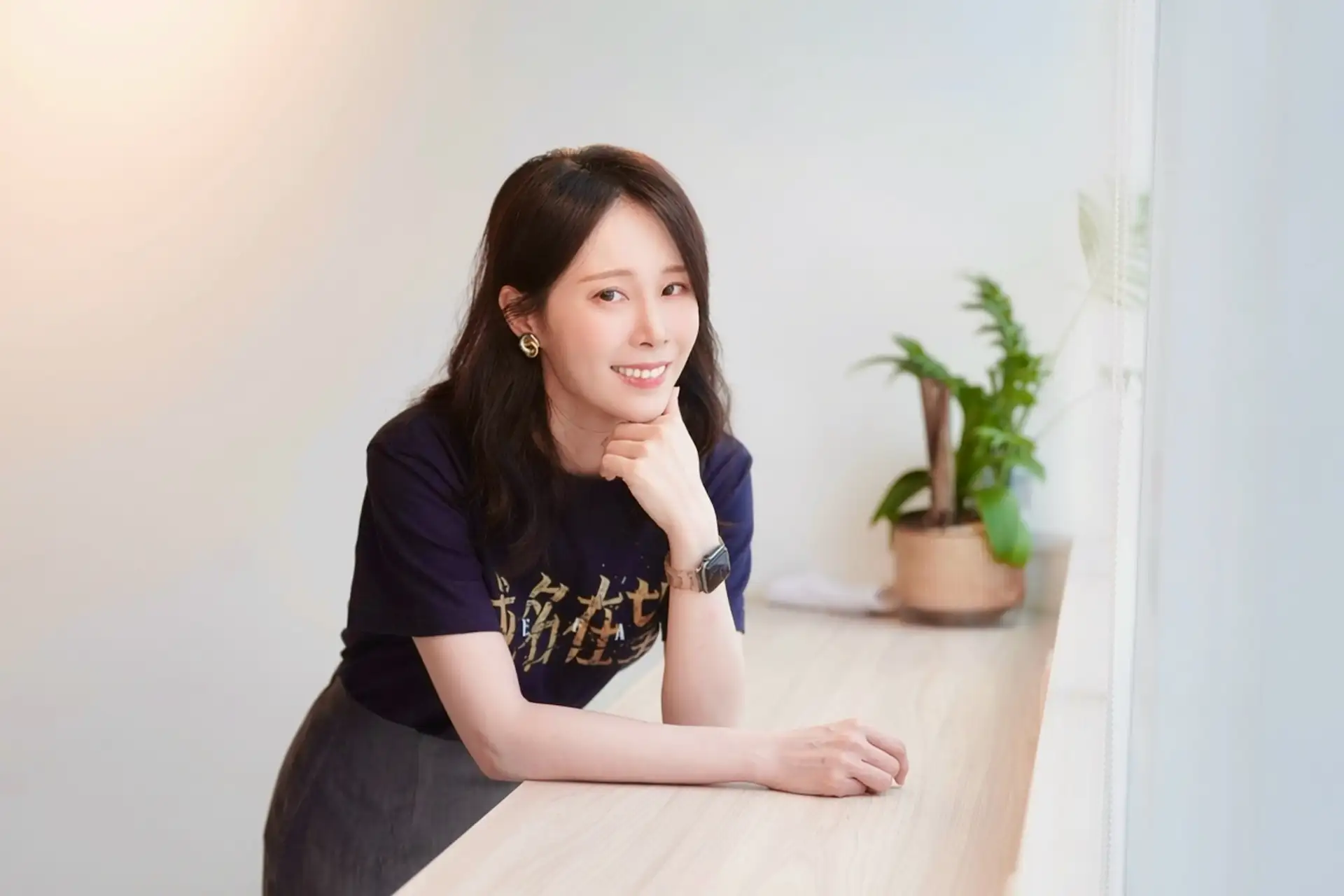 蔡亘晏很有正義感。（圖／記者陳明中攝）