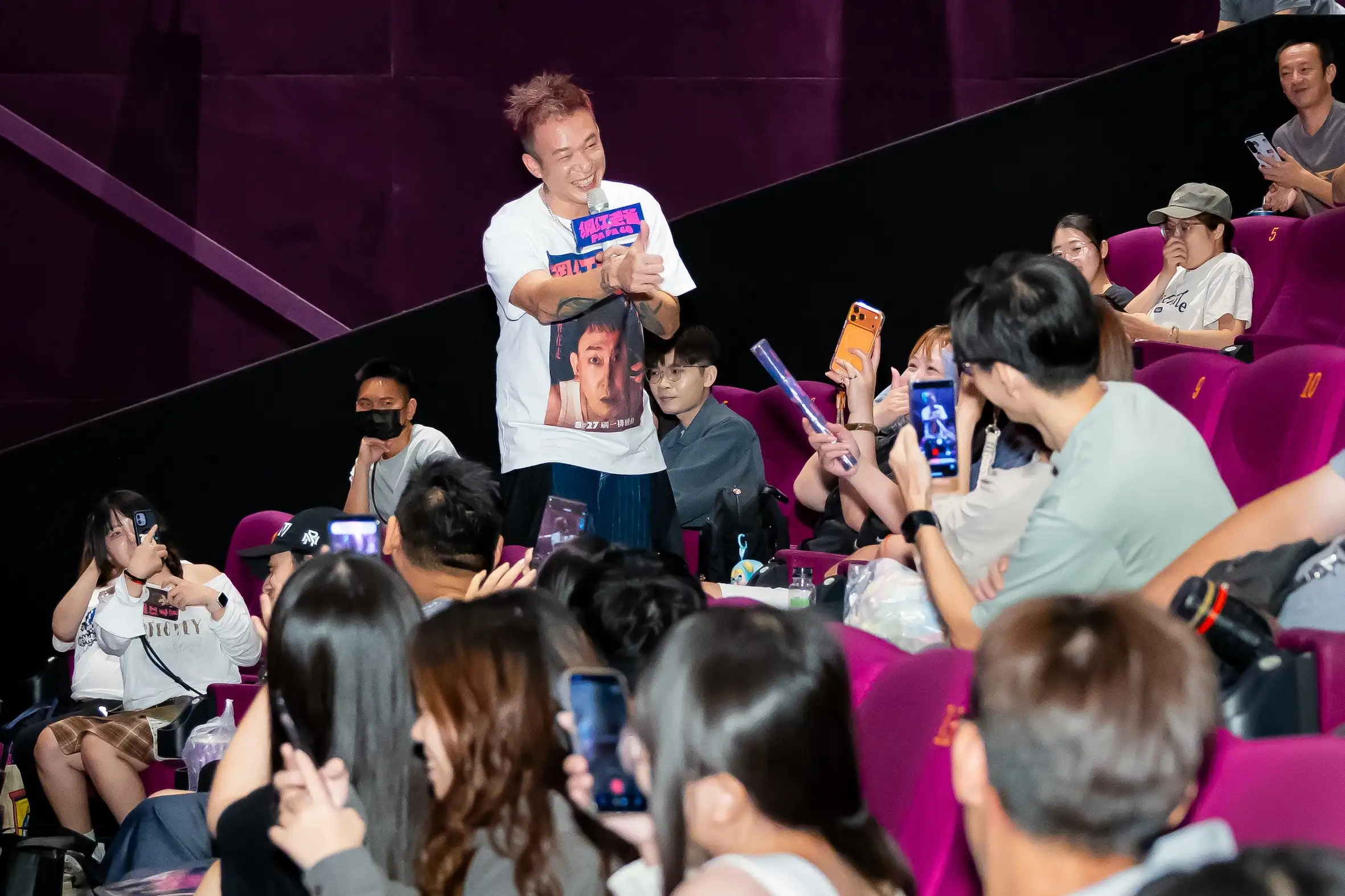 白吉勝坦言很喜歡跟大家見面的每一個瞬間，希望未來還能夠在回來台中跟大家見面。（圖／曼尼娛樂提供）
