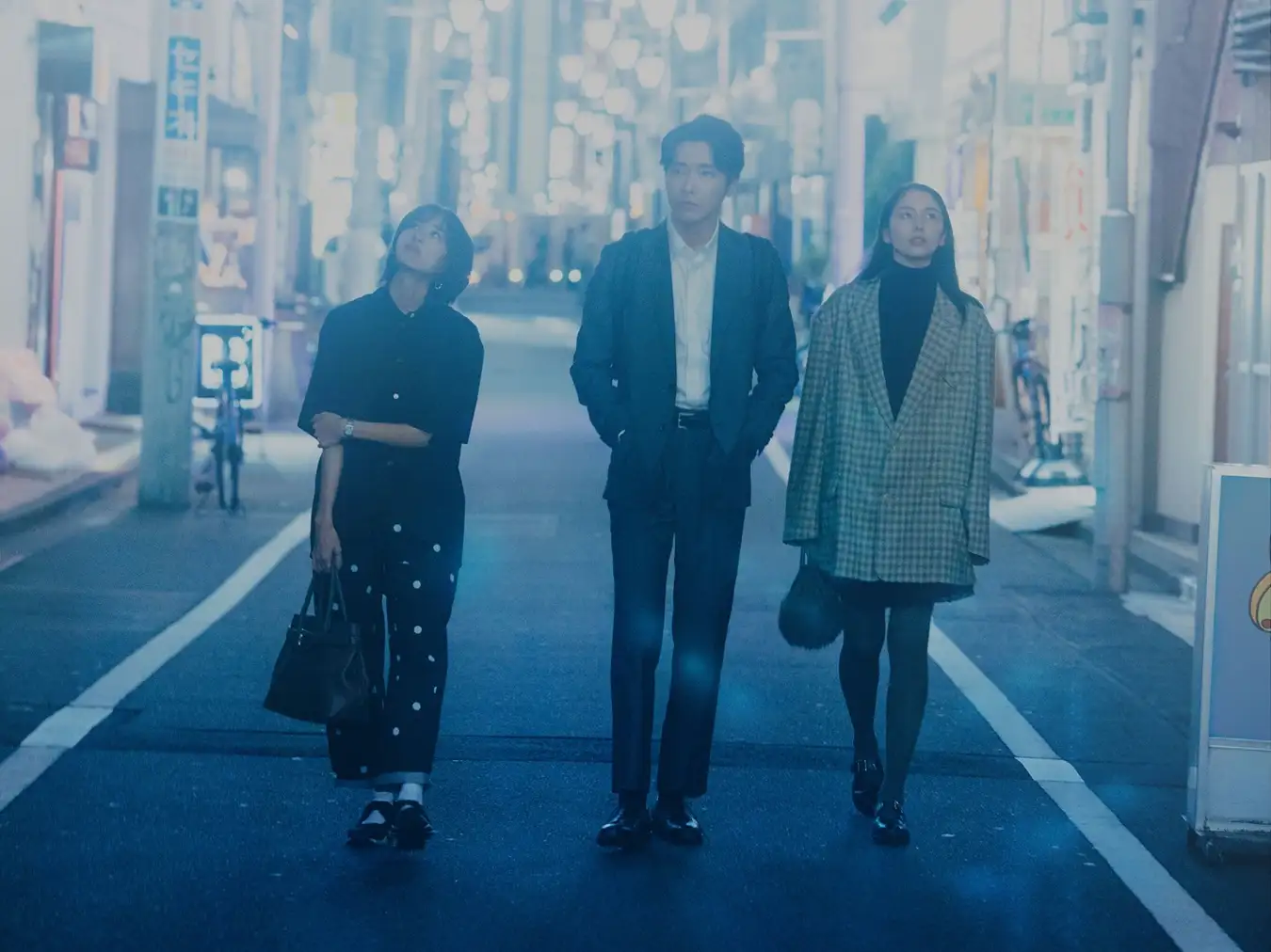 《事到如今還談什麼愛》找來長澤雅美、石橋靜河與柄本佑,試探親密關係的底線。(圖/金馬執委會提供)