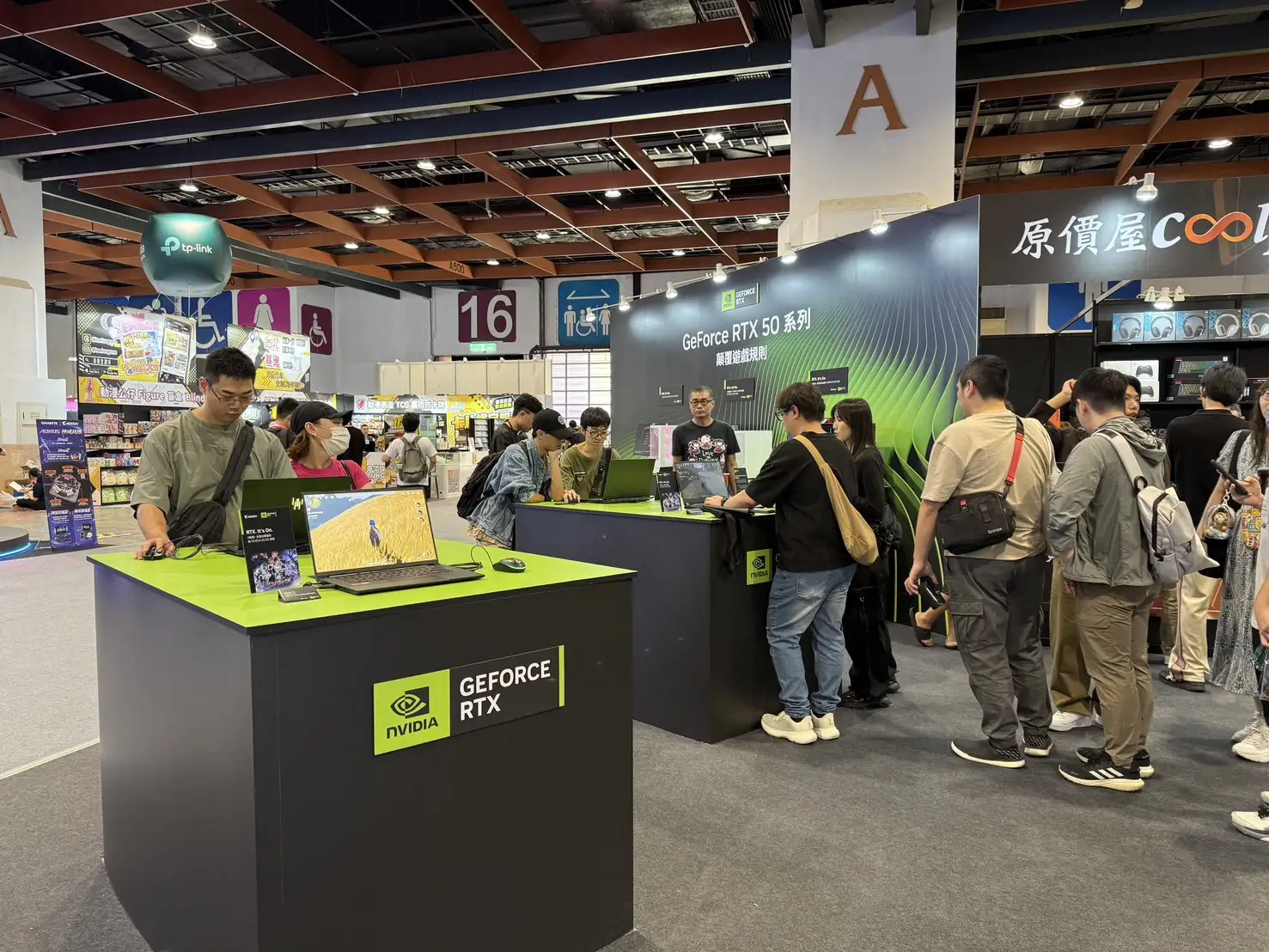 NVIDIA今年也加入WirForce，推出GeForce RTX闖關活動。（圖／鄒雯涵攝）