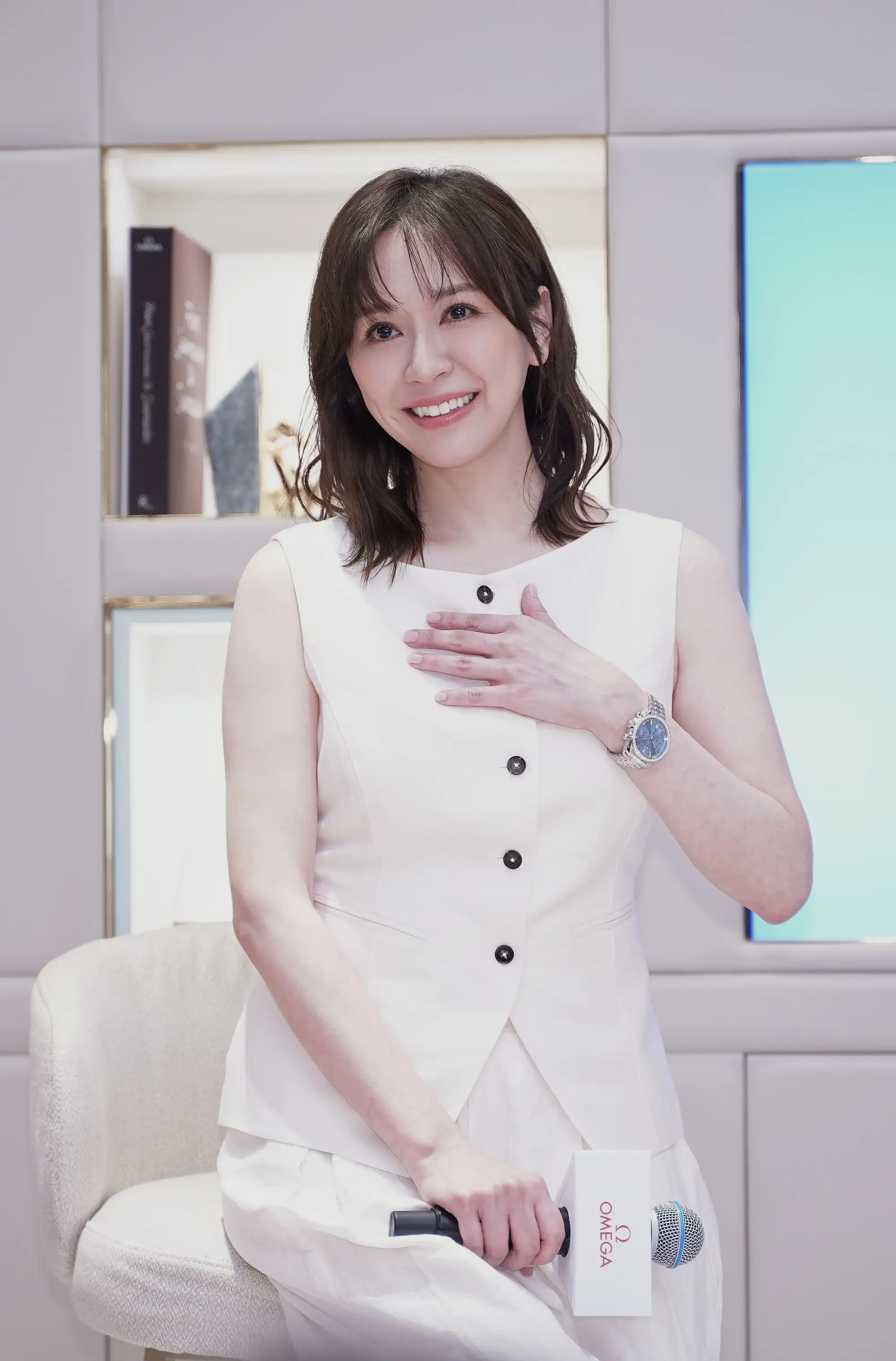蔡依珊平時就愛收藏手錶。(圖/娛樂中心)