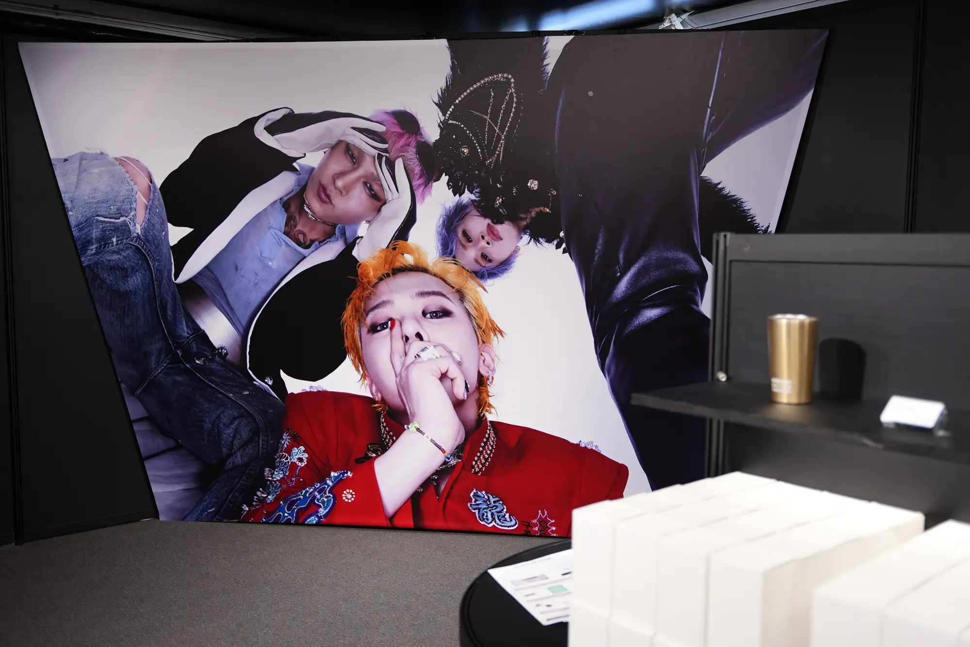 BIGBANG 快閃店在大巨蛋演唱會前搶先登場。(圖/娛樂中心)