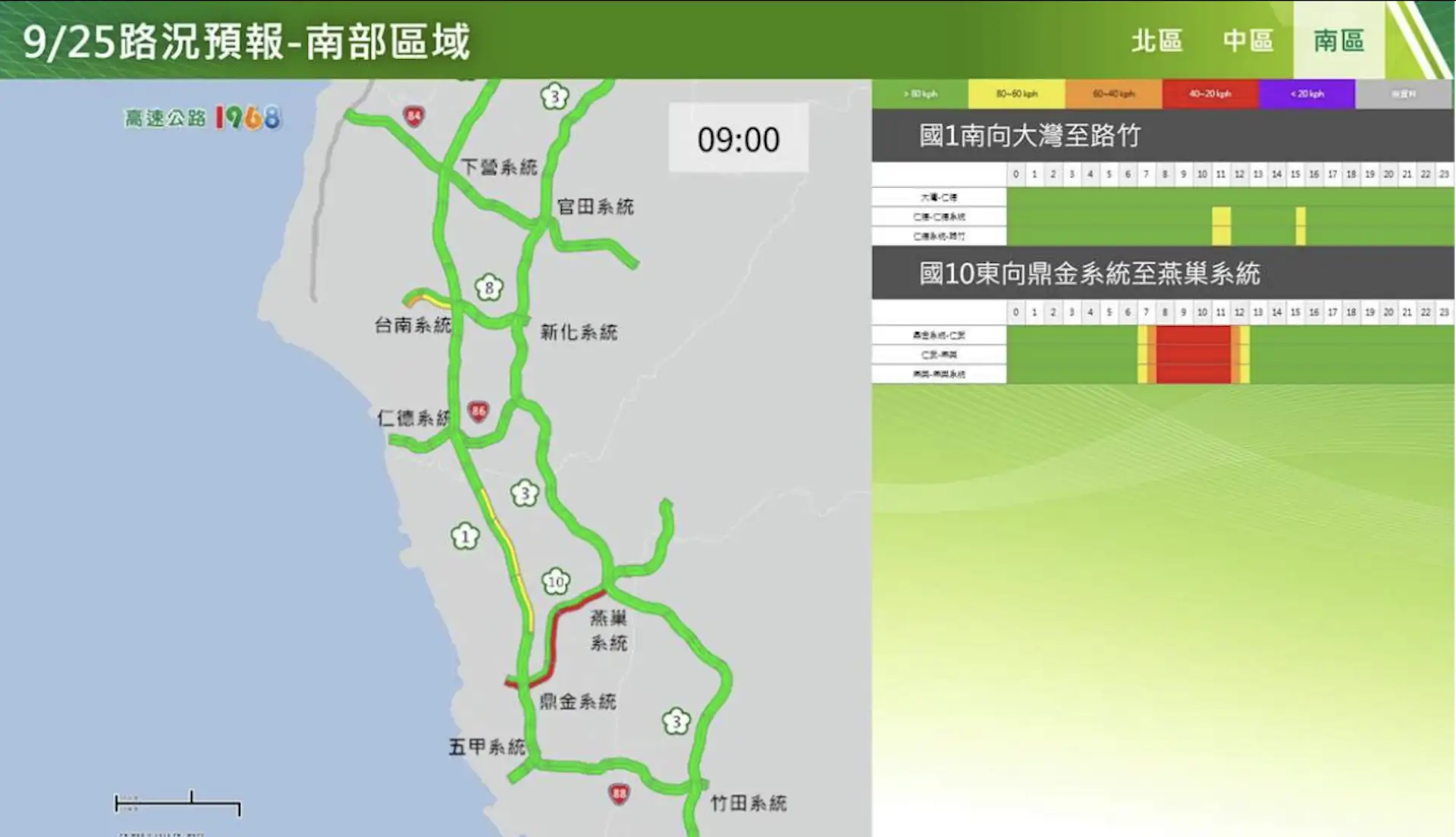 連假塞車潮。(圖/高公局提供)