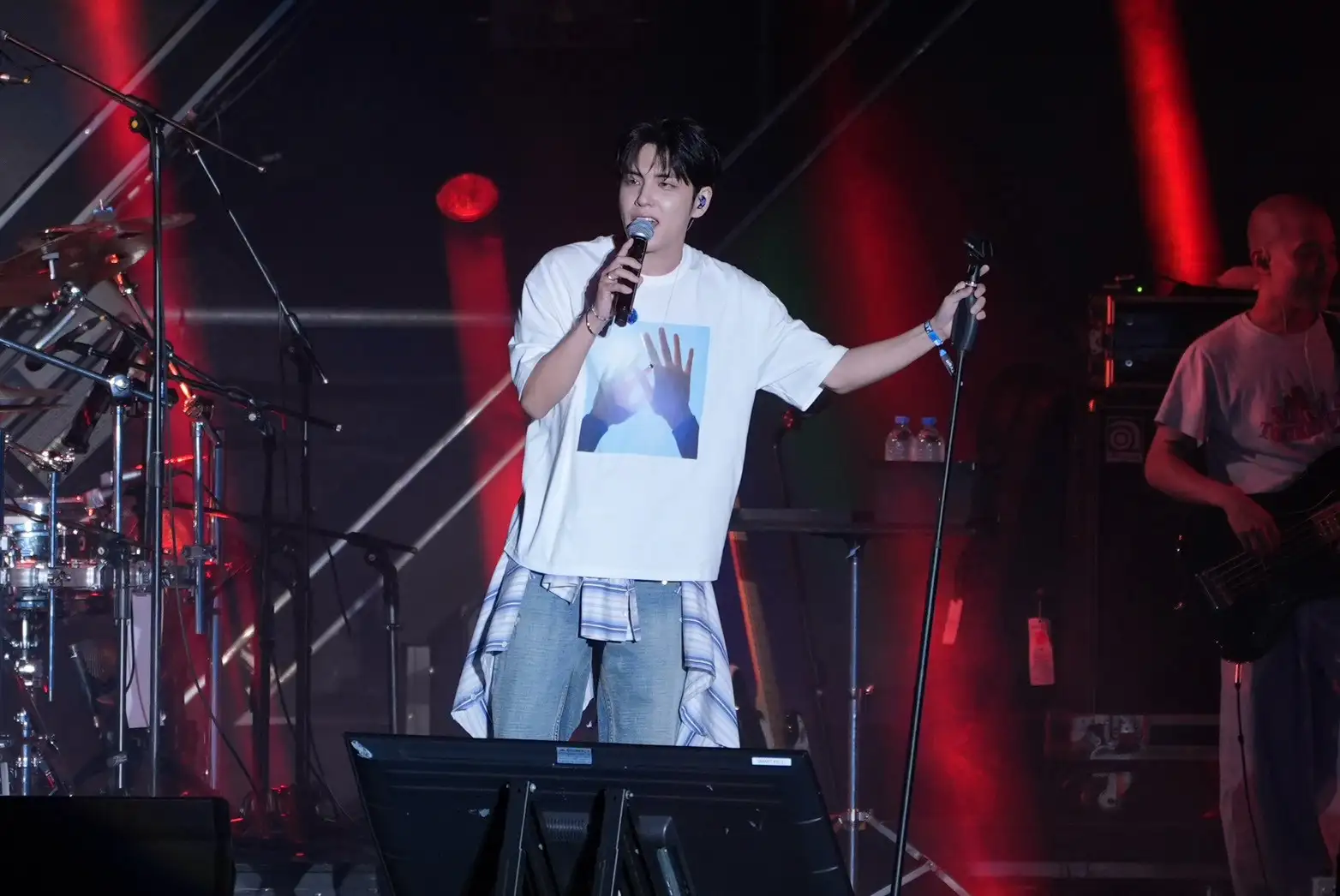 Day6 元弼口誤講錯中文，頻頻解釋場面爆笑。（圖／記者許方正攝）