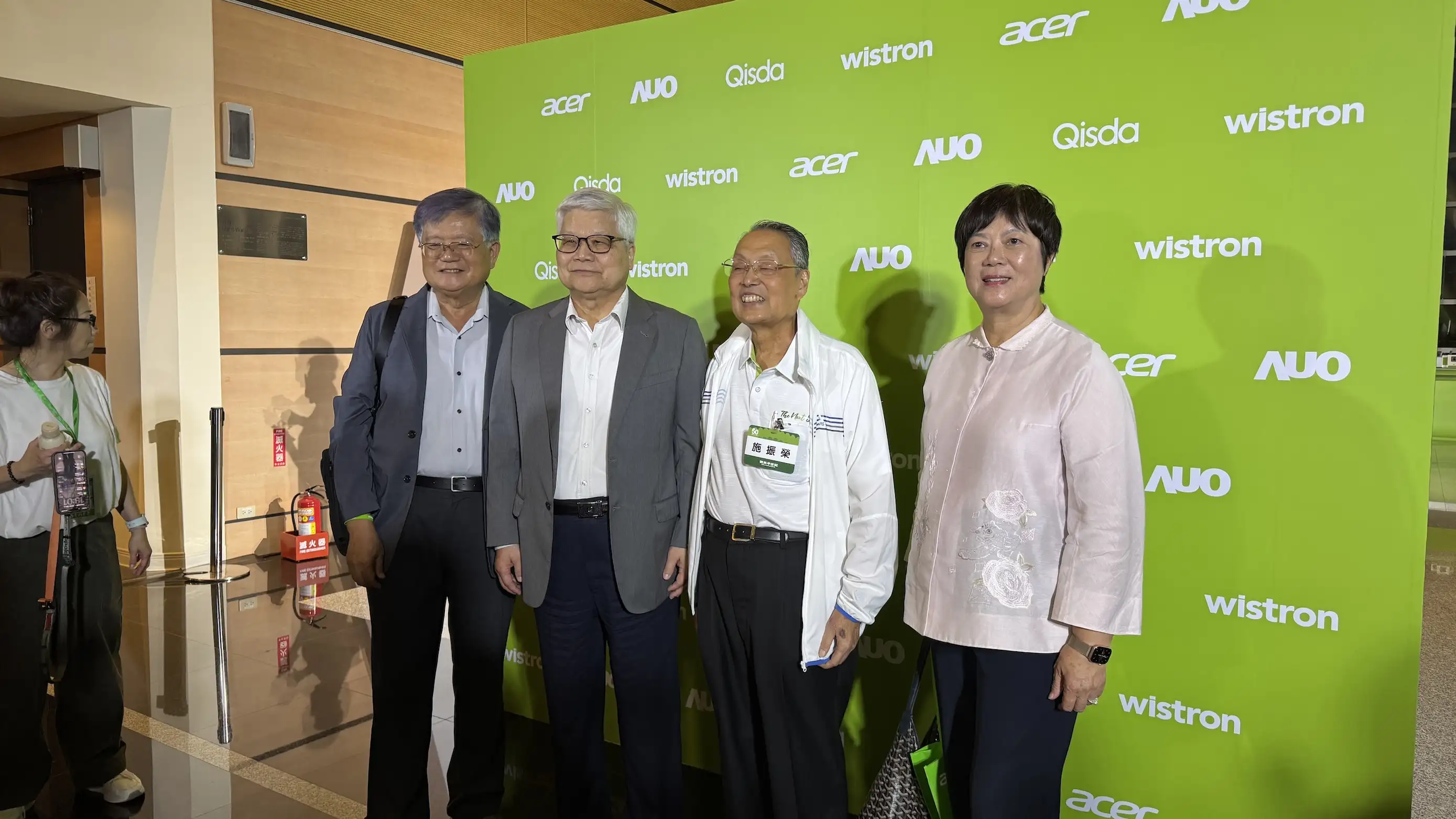 台積電董事長魏哲家也親自到場祝賀宏碁成立 50 週年。圖/唐子晴攝影