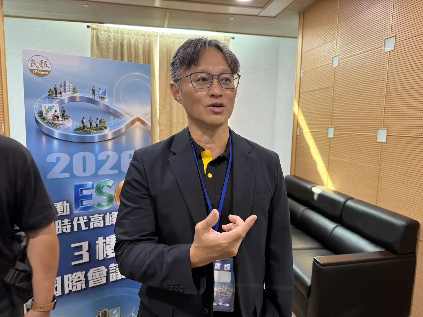 群聯創辦人暨執行長潘健成對中國記憶體廠反倒樂見其成,認為其紓緩產業供需失衡問題。圖/唐子晴攝影