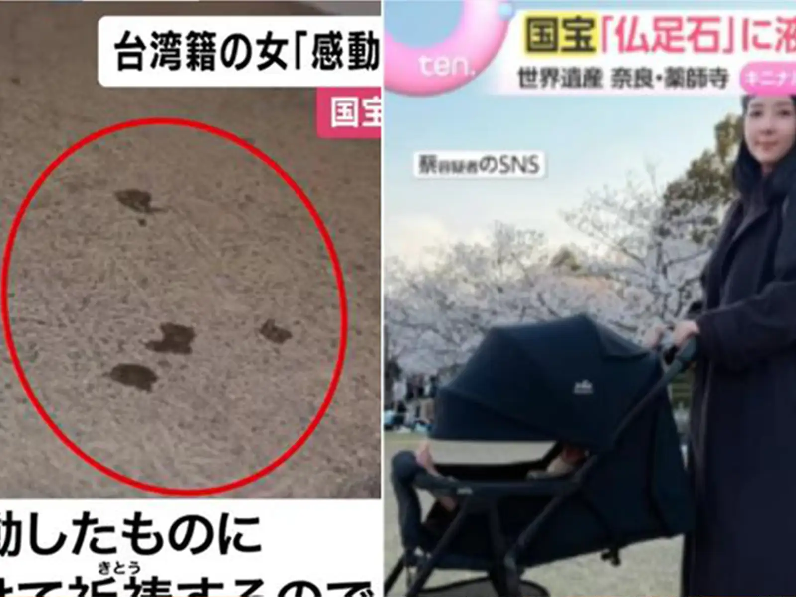 五熊淋油日本國寶。(圖/翻攝畫面)