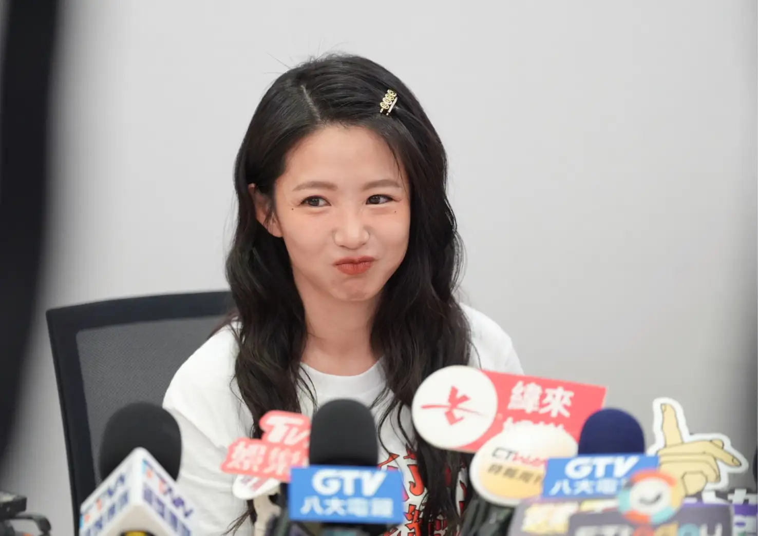 郭書瑤。(圖/記者陳明中攝影)