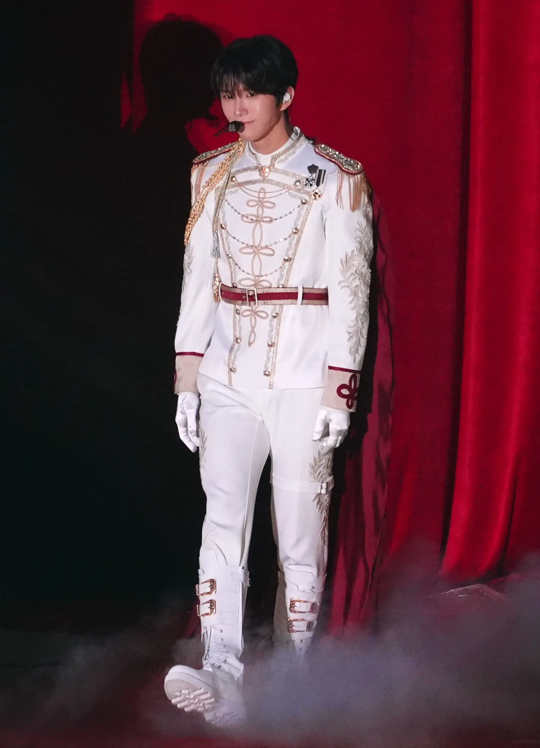 NCT WISH成員JAHEE喊話粉絲「不能去別的地方」。（圖／記者陳明中攝）