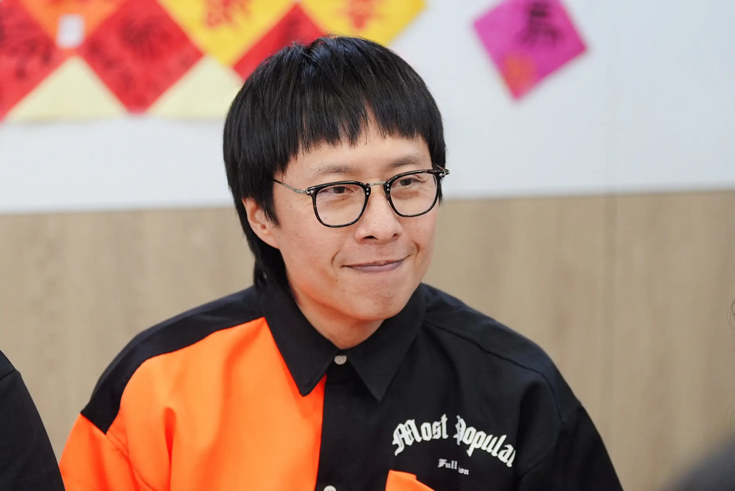 張啟樂來台生活6年很滿意。(圖/記者陳明中攝)